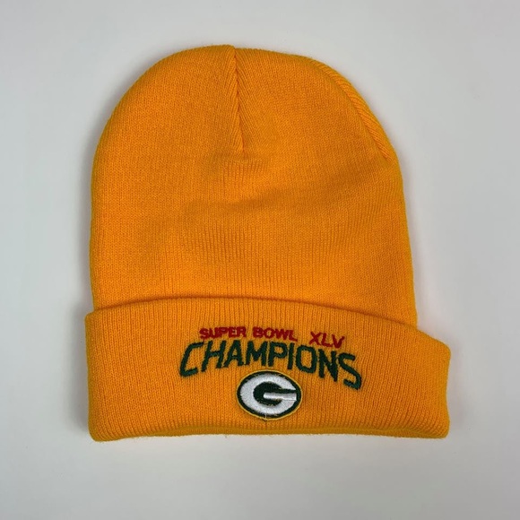 Green Bay Packers Super Bowl XLV Winter Hat - Picture 1 of 3